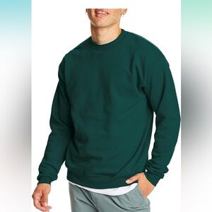 Hanes Mens Fleece Crewneck